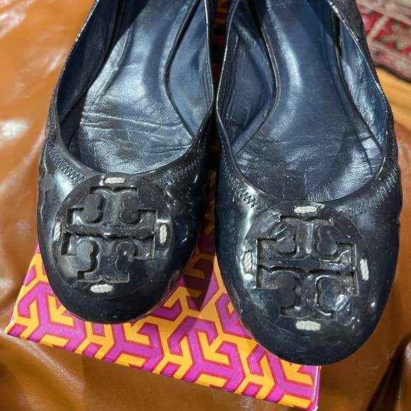 Tory Burch Shoes - Tory Burch Black Reva Flats EUC comes with box and dust bag